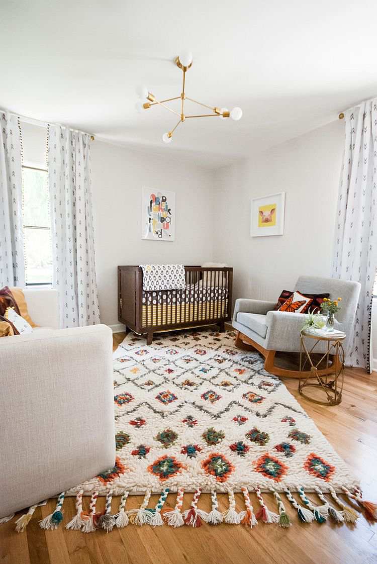 tapete-escandinavo-design-tecido-quarto-bebê-lã-macia