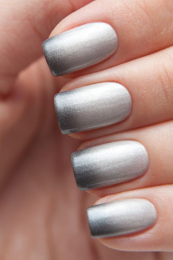 combinação ombre-nail-design-yourself-silver-grey