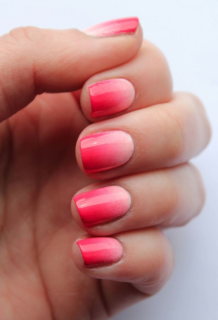 ombre-nail-design-yourself-pink-pink-kuerze-unhas