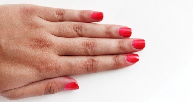 ombre-nail-instruções-lacquer-red-garrido