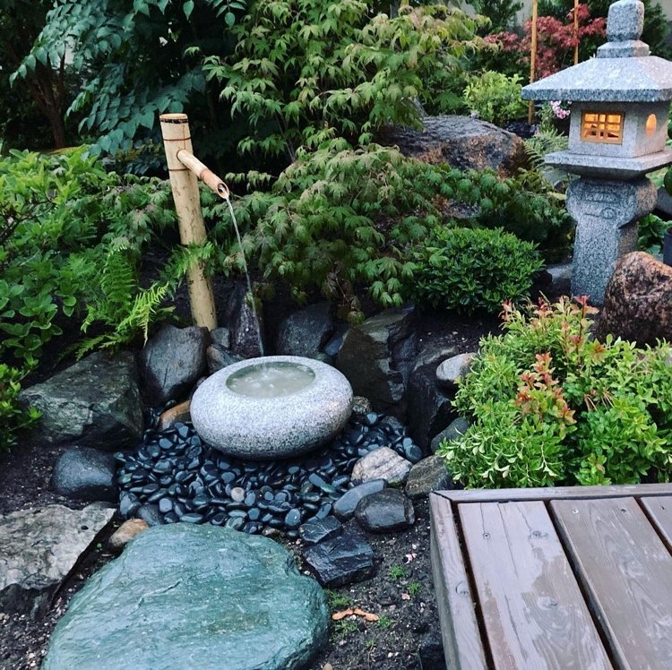 construa você mesmo uma característica da água japonesa