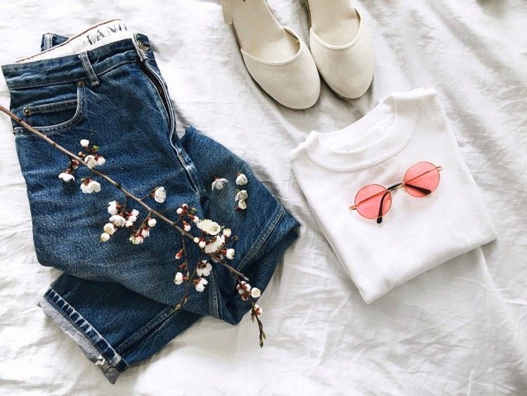 Estilo jeans - Conjuntos de roupas do dia a dia