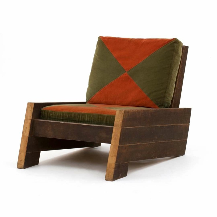 assento móveis verão astúrias estofamento padrão verde vermelho poltrona geométrica