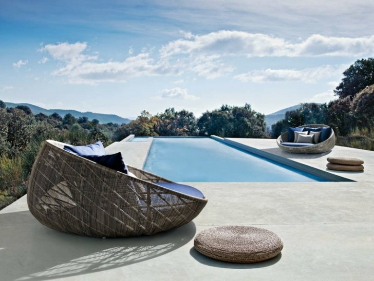 cadeiras móveis de verão poltrona moderna piscina canastra