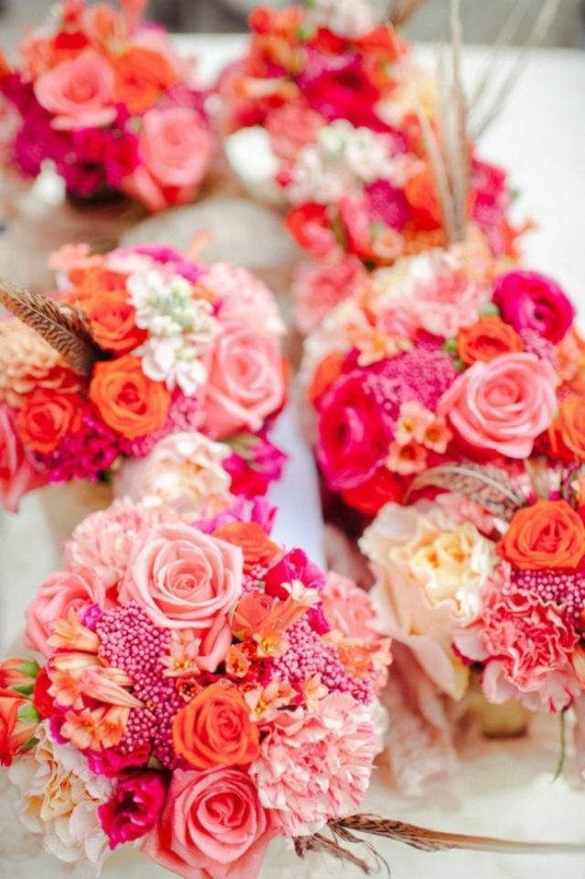 flores rosa nuances decoração casamento romance