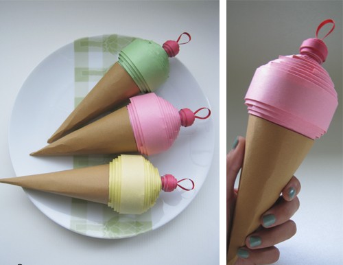 Faça você mesmo a decoração de verão em papel de gelo
