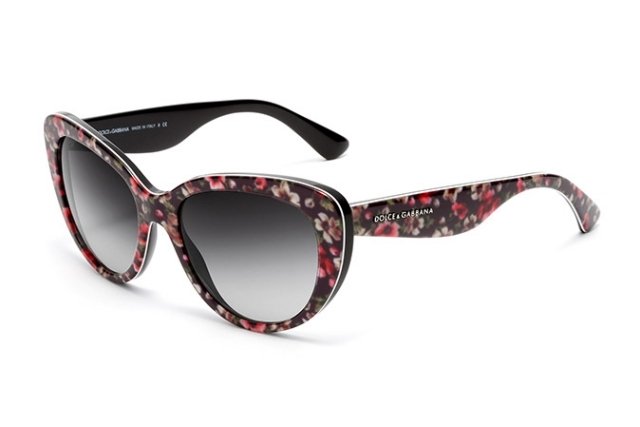 flor-floral-padrão-olho-de-gato-óculos de sol