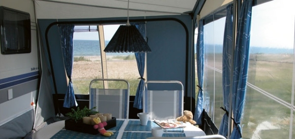 dicas e tipos de caravanas de cobertura solar dentro de casa