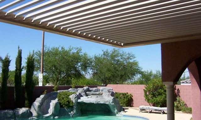 manga de toldo ideias de proteção solar de toldo para varanda-terraço