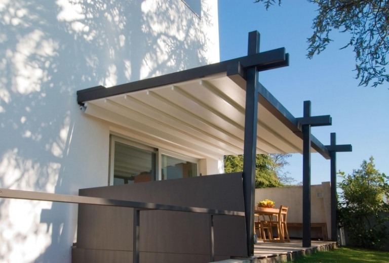 Proteção solar-terraço-cobertura-cobertura-tecido-idéias
