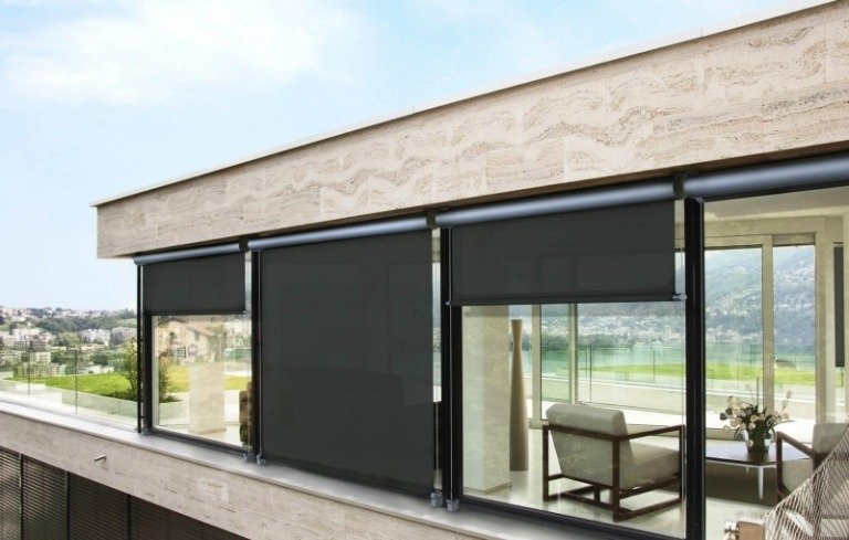 Proteção solar-terraço-cobertura-persianas-ideias-modernas