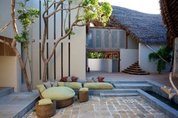 Villa de luxo Suluwilo - Salão ao ar livre com móveis para pátio
