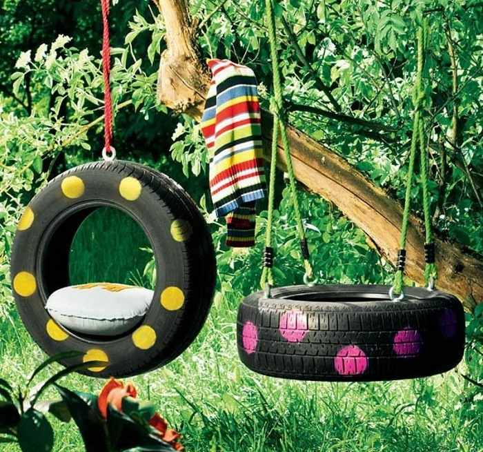 Equipamento de parque infantil jardim swing ideias para pneus velhos