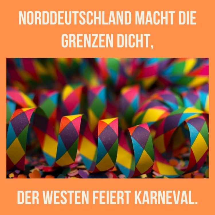 O norte da Alemanha fecha as fronteiras, o oeste celebra o carnaval