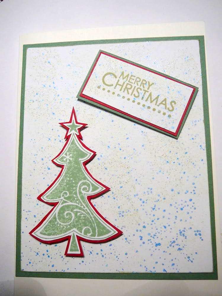 stampin up cards design de natal instruções você mesmo