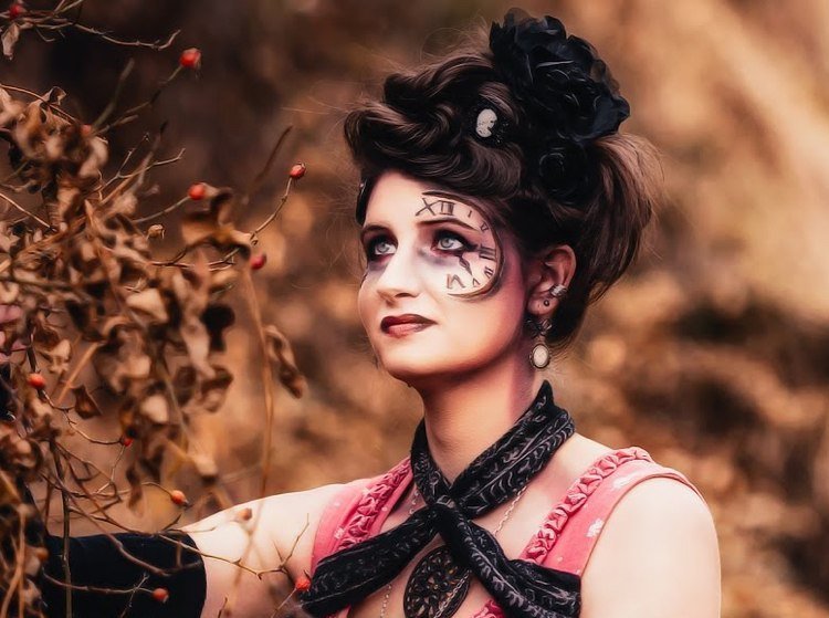 Penteados Steampunk para mulheres em estilo vitoriano