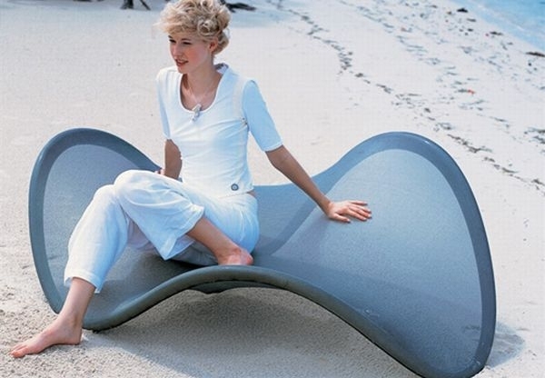 Cadeira relaxante Zanotta para voar na praia