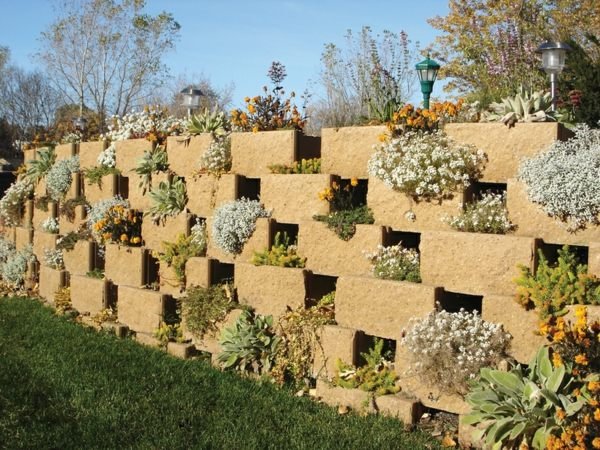 Plantador de design de parede de jardim