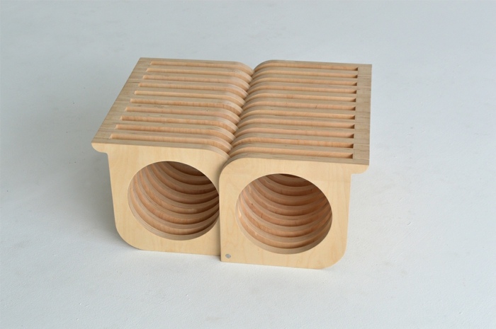wood design exocet side table idea strip slats