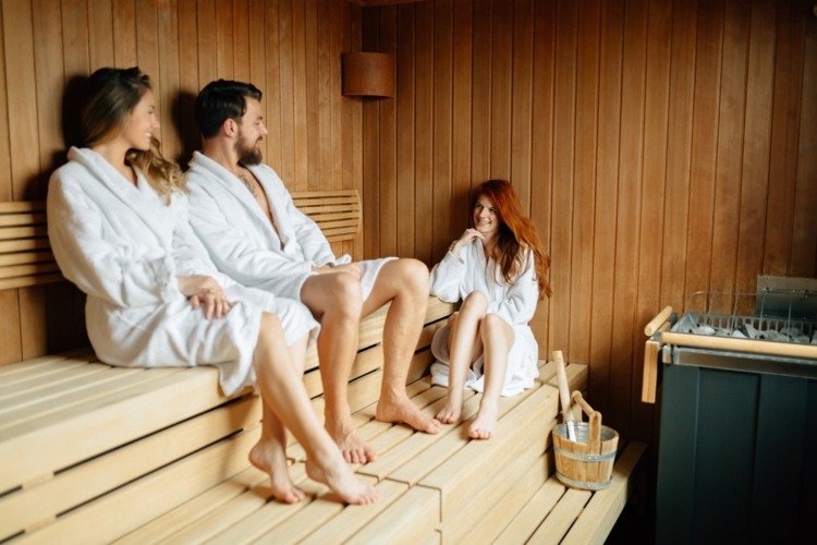Ir à sauna também pode ter um efeito desintoxicante