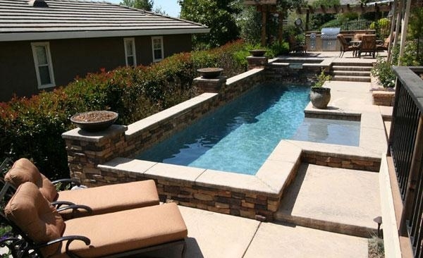 piscina design espreguiçadeiras sebes dicas para decoração da área de jantar
