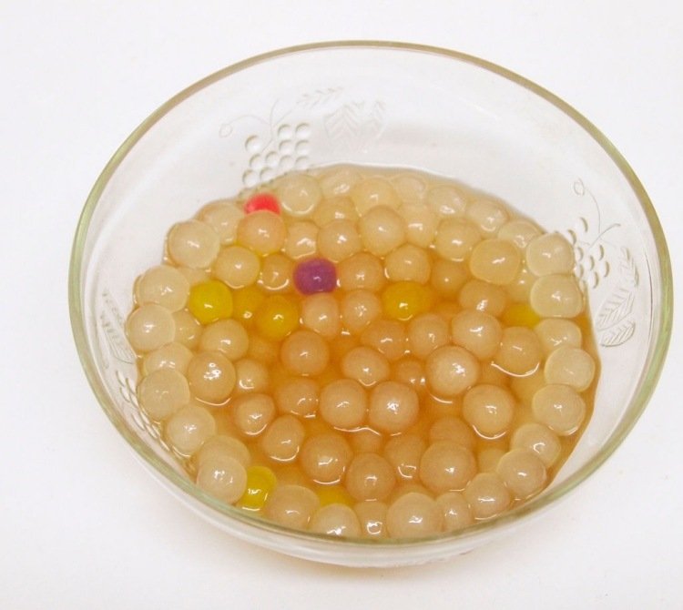 Prepare-tapioca-pearls-pickle-maple-syrup