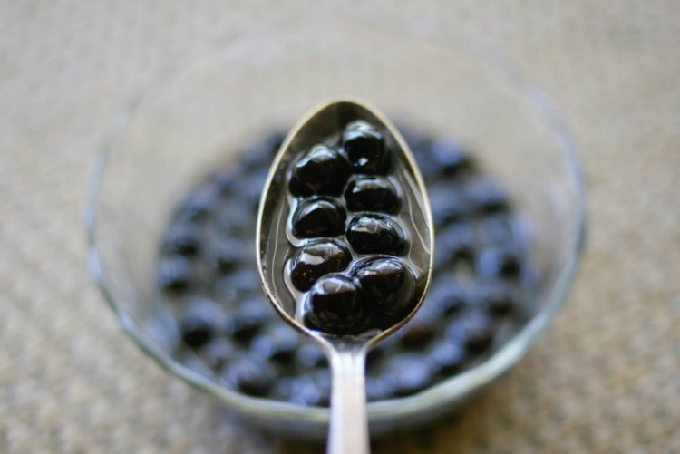 chá bolha de pérola de tapioca preta