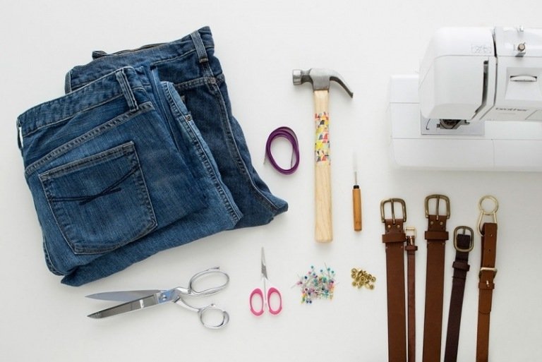 old-jeans-reciclar-saco-instruções-materiais