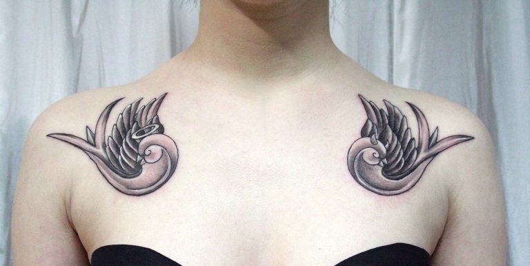 Desenho de tatuagem de pássaro significando mulheres ideias tatuagem motivo pequeno