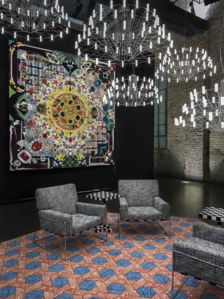 carpet-design-hexagon-red-blue-studio-job-modern-designer-collection