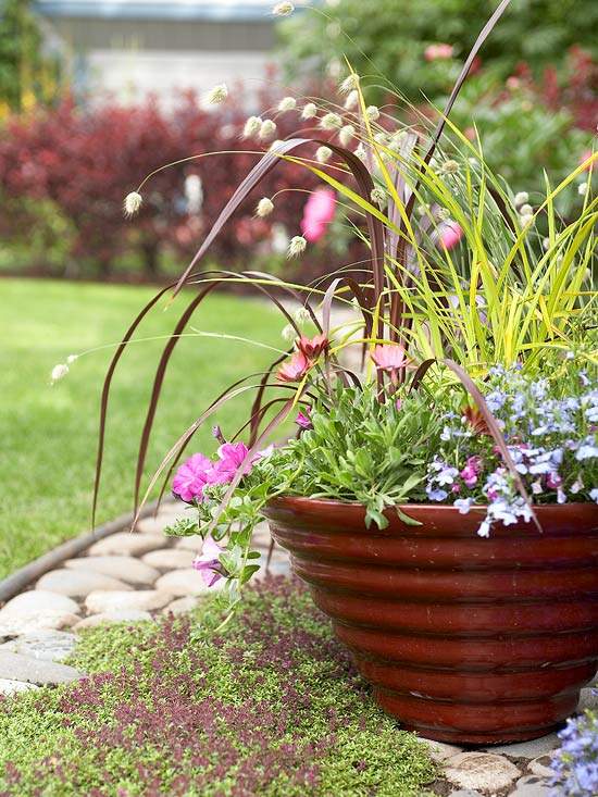 Projeto de idéias de arquitetura de jardins de flores