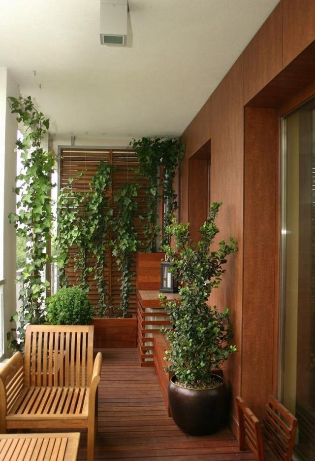 dicas-varanda-design-piso de madeira-proteção de privacidade-plantas trepadeiras