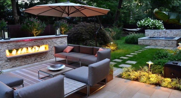 terraço-design-ideias-aconchegante-sofá-móveis-gás-externo-lareira-água recurso