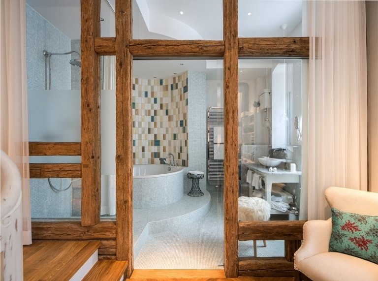 Hotéis Design na Alemanha -la-maison-bathroom-modern-rustic
