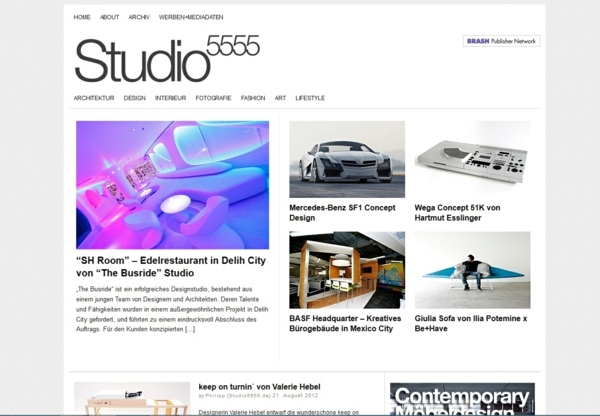 Blogs de arquitetura de interiores do Studio5555