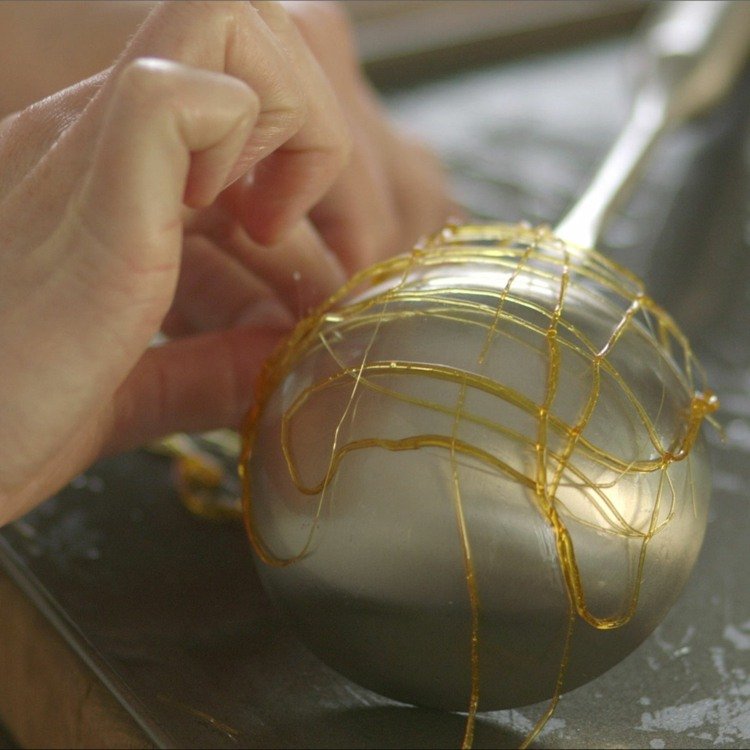 fabricação de cestas de caramelo