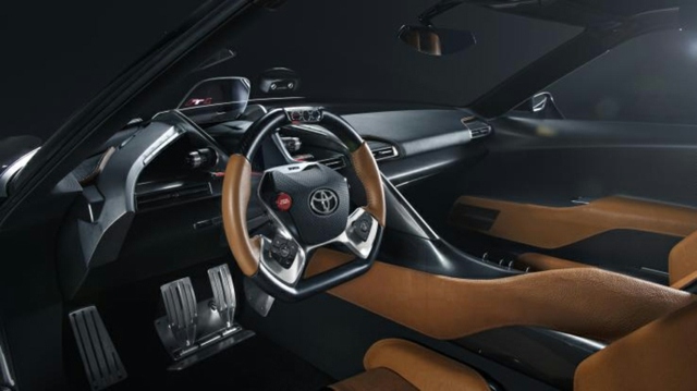 toyota ft 1 design de interiores sela de couro esportivo