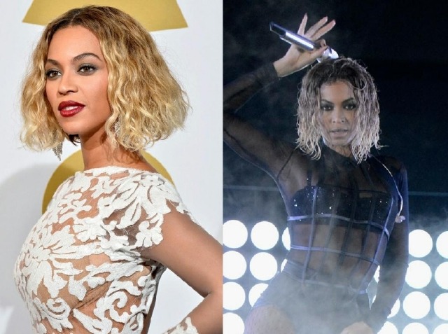 Penteados da moda para o outono de 2014 beyonce-bob-Mittelscheitel-grammy