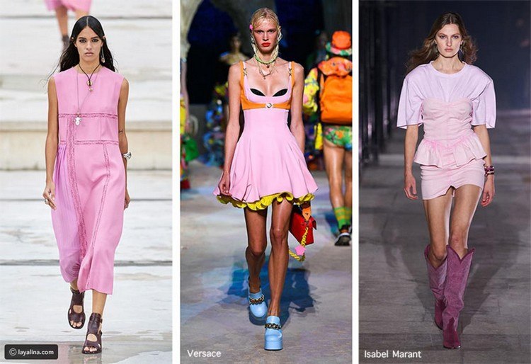 Combine as cores da tendência primavera verão 2021 rosa pastel
