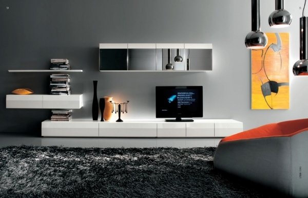 Móveis de TV para sala de estar, design de idéias de design moderno