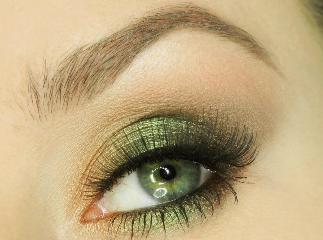 Sombra resistente ao calor-impermeável-maquiagem-verão-verde