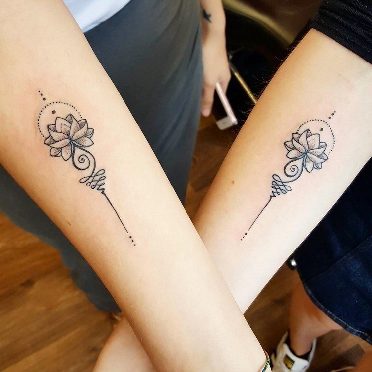 Amizade tatuagem ideias unalome símbolo significado
