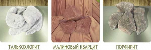 Szauna kályha kövek