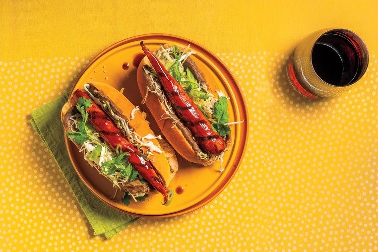 melhor receita grelhada vegetariana receita vegan de cachorro-quente