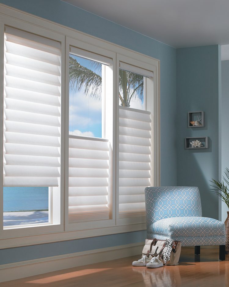 decoração de janela-escurecimento-proteção de privacidade-cortinas romanas-branco-flexível-parede-cor-azul claro