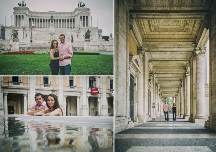 Roma, pontos de referência, fonte de viagens, compromisso romântico, comemorar