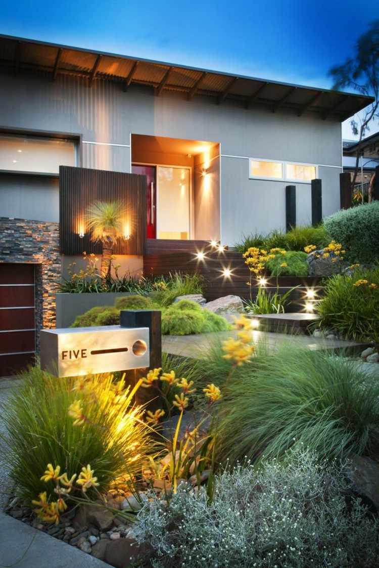front-garden-design-modern-graeser-lighting-flowers