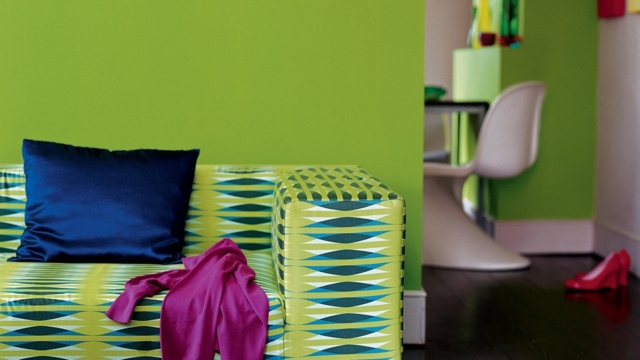 Sala de design de parede, ideias de cores, nicho de escritório em casa