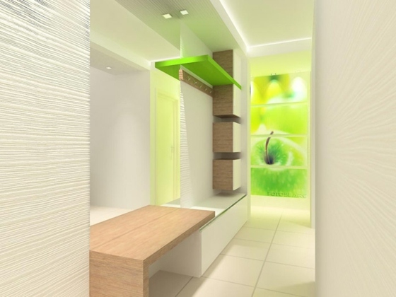 3D-efeito-hall-walls-with-haptic-optics-green-apple