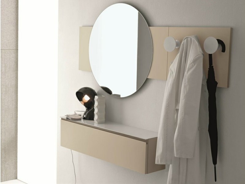 Armário de parede-design-espelho-armário-móveis de corredor